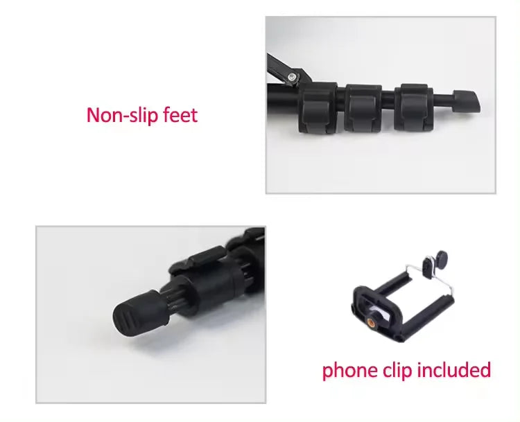 Support télescopique réglable pour projecteur, caméra ou téléphone