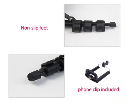 Support télescopique réglable pour projecteur, caméra ou téléphone