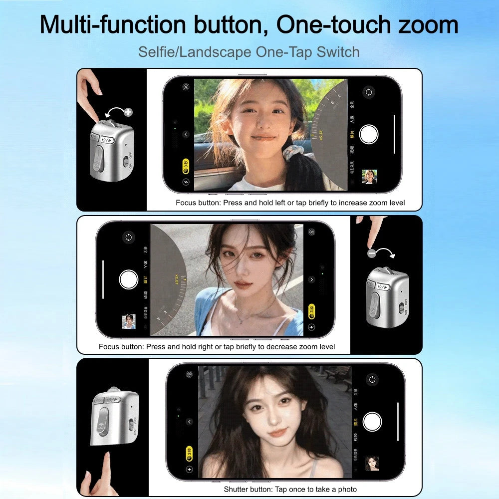 Perche selfie magnétique pliable Z3 avec support de téléphone et éclairage optionnel