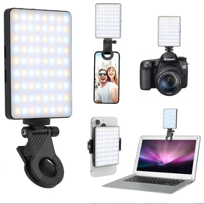 Mini éclairage LED rechargeable pour selfie et diffusion en direct