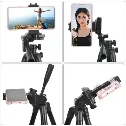 Trépied multifonction pour téléphone, selfie et éclairage