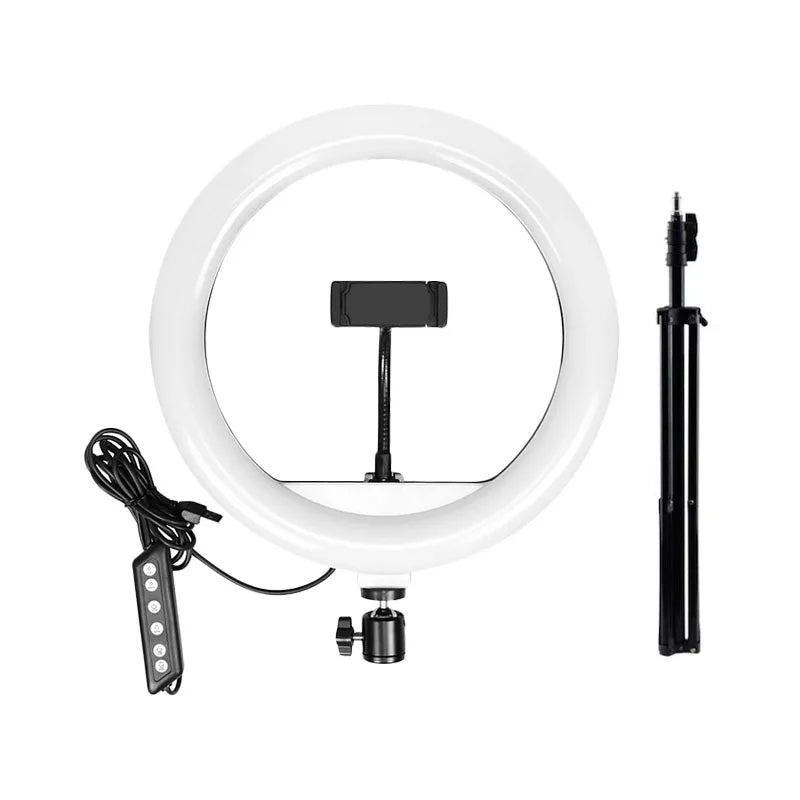 Kit d’éclairage photo et vidéo LED RGB pliable – hauteur réglable de 90 à 160 cm
