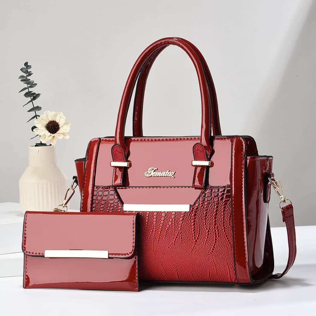 Ensemble sac à main + portefeuille