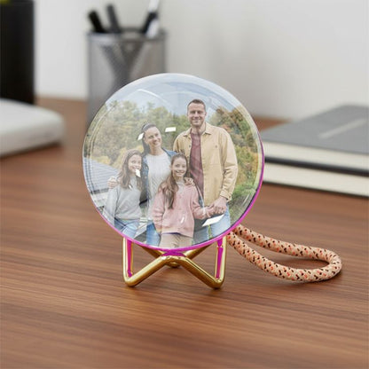 Lecteur vidéo en forme de boule de cristal – Affichage 3D avec son intégré