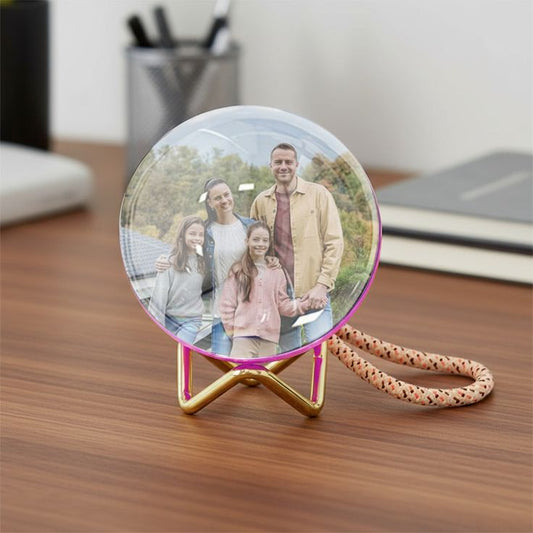 Lecteur vidéo en forme de boule de cristal – Affichage 3D avec son intégré