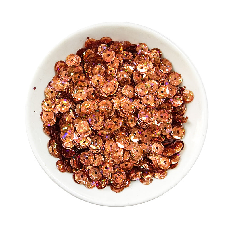 Sequins ronds en PVC de 6 mm pour couture et loisirs créatifs