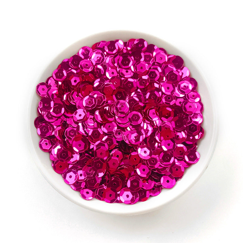 Sequins ronds en PVC de 6 mm pour couture et loisirs créatifs