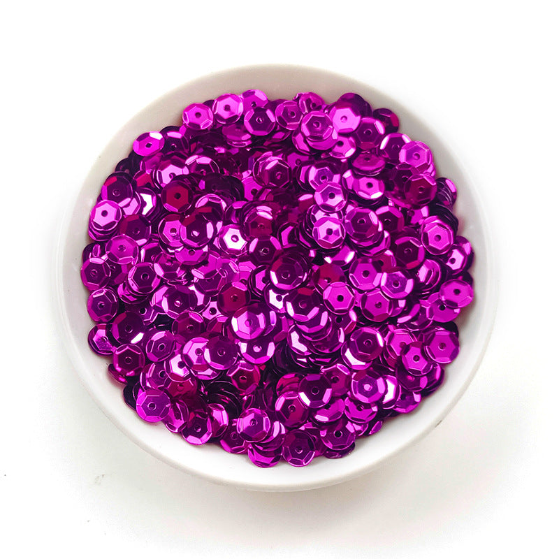Sequins ronds en PVC de 6 mm pour couture et loisirs créatifs