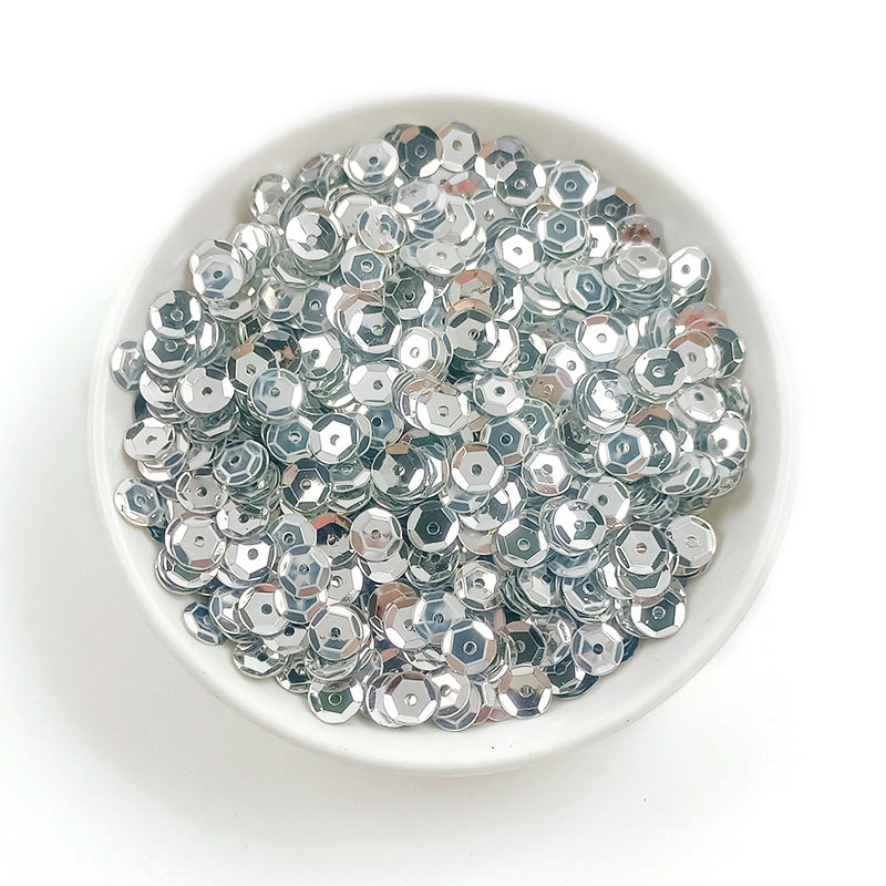 Sequins ronds en PVC de 6 mm pour couture et loisirs créatifs