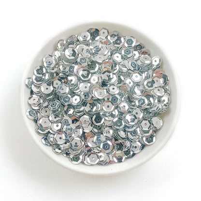 Sequins ronds en PVC de 6 mm pour couture et loisirs créatifs