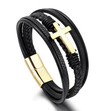 Bracelet mixte en corde avec fermoir magnétique