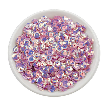 Sequins ronds en PVC de 6 mm pour couture et loisirs créatifs