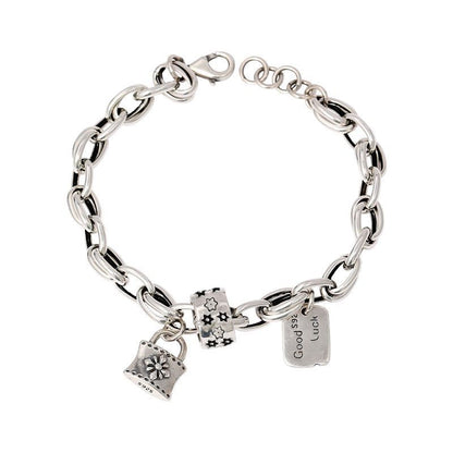 Bracelet vintage avec étoile à six branches