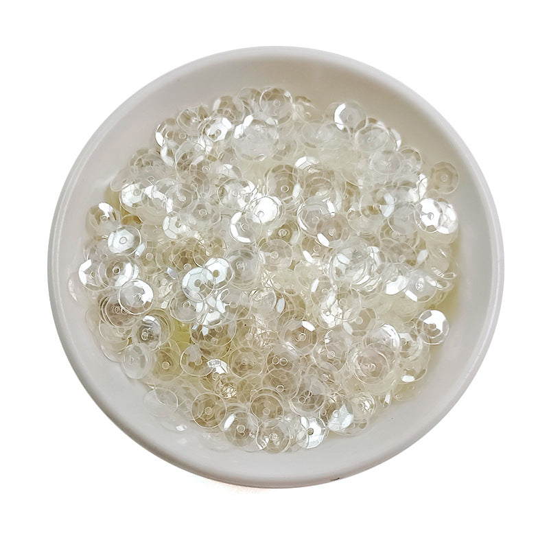 Sequins ronds en PVC de 6 mm pour couture et loisirs créatifs