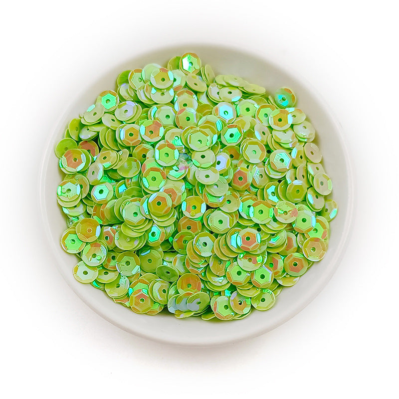 Sequins ronds en PVC de 6 mm pour couture et loisirs créatifs