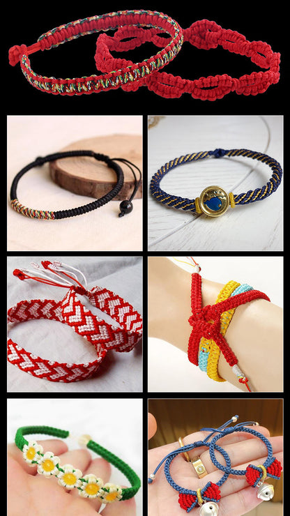 Métier à tresser en bois pour bracelets et cordons
