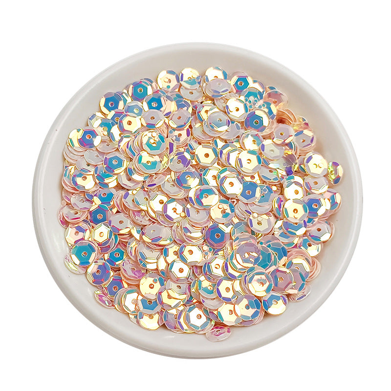 Sequins ronds en PVC de 6 mm pour couture et loisirs créatifs