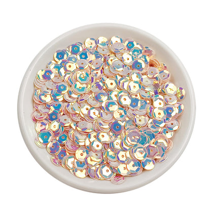 Sequins ronds en PVC de 6 mm pour couture et loisirs créatifs