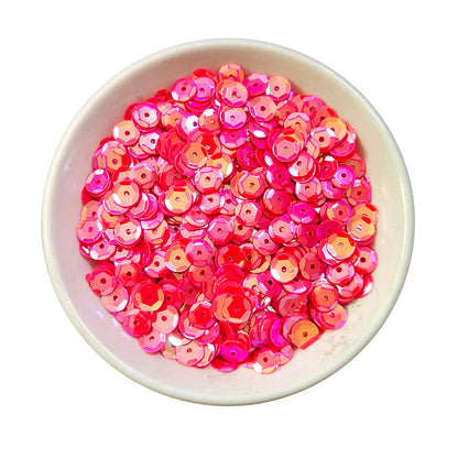 Sequins ronds en PVC de 6 mm pour couture et loisirs créatifs