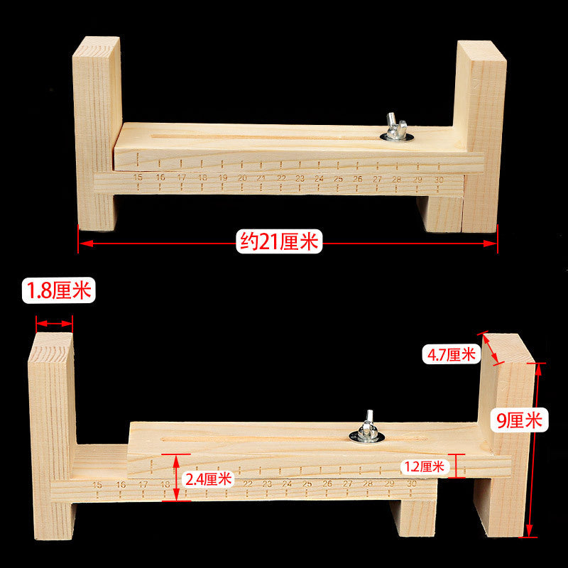 Métier à tresser en bois pour bracelets et cordons