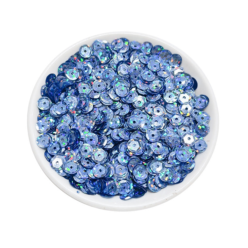 Sequins ronds en PVC de 6 mm pour couture et loisirs créatifs