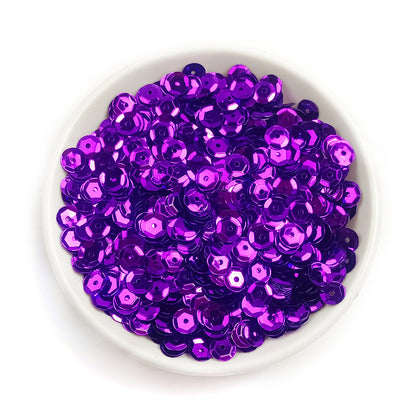 Sequins ronds en PVC de 6 mm pour couture et loisirs créatifs