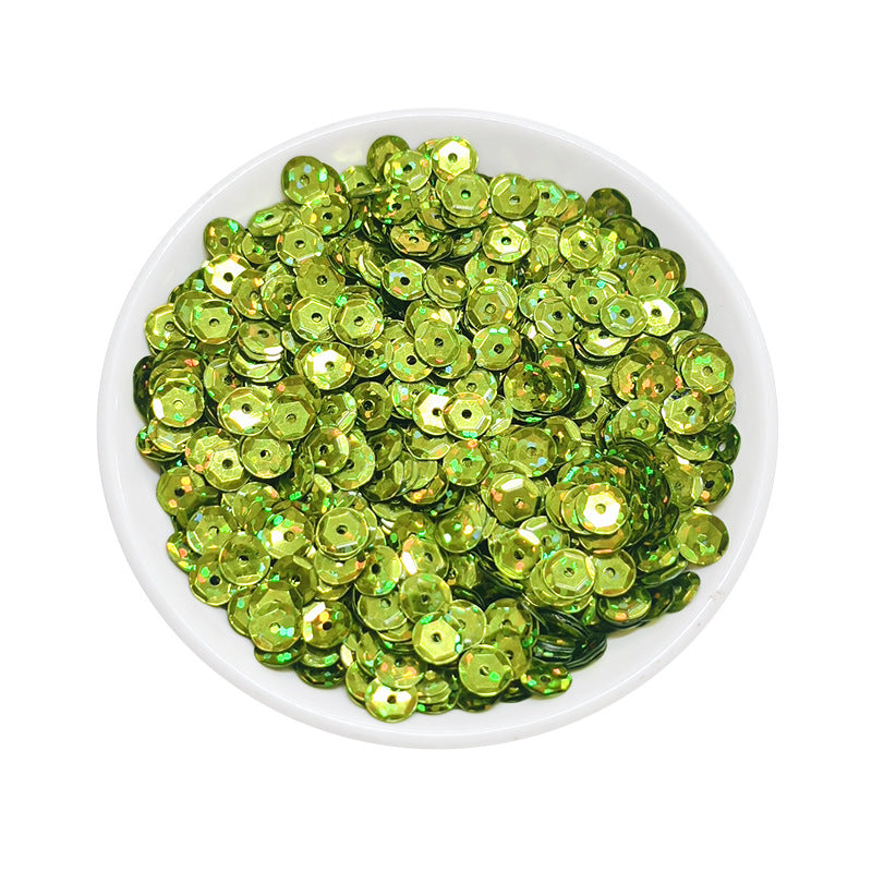Sequins ronds en PVC de 6 mm pour couture et loisirs créatifs