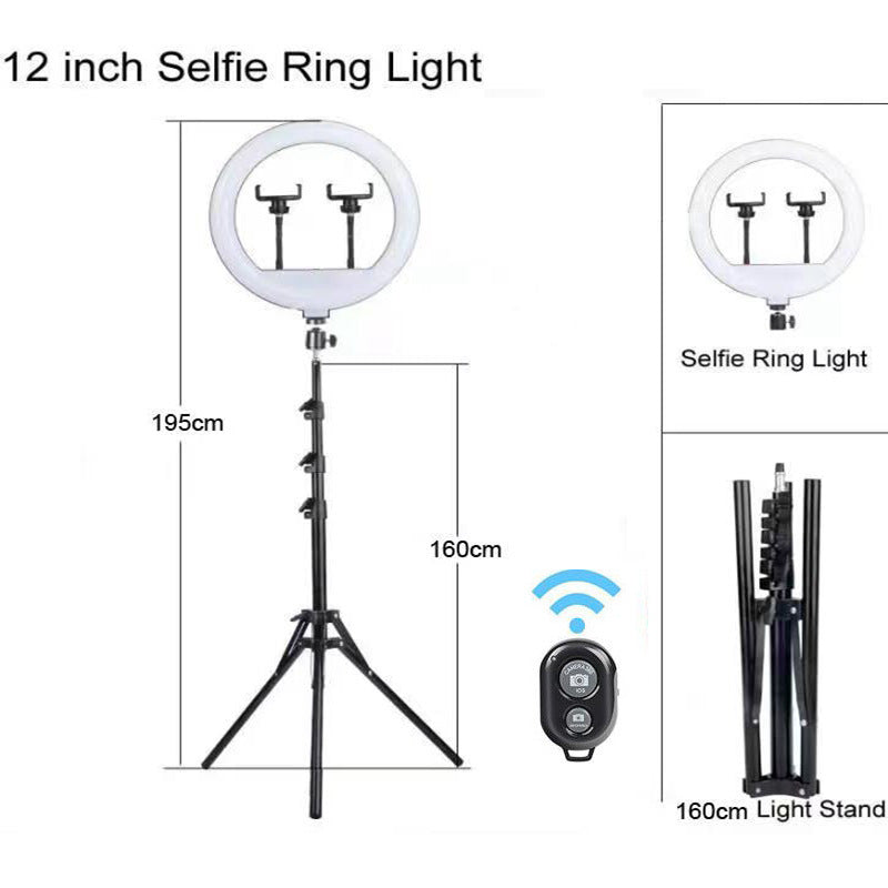 Kit d’éclairage circulaire LED pour photographie et diffusion en direct