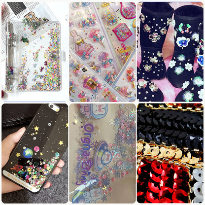Sequins ronds en PVC de 6 mm pour couture et loisirs créatifs