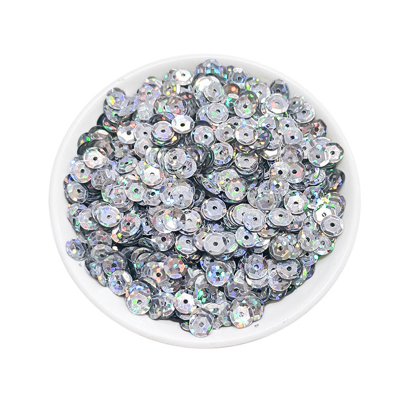 Sequins ronds en PVC de 6 mm pour couture et loisirs créatifs