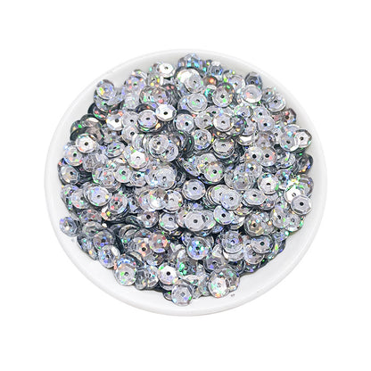 Sequins ronds en PVC de 6 mm pour couture et loisirs créatifs