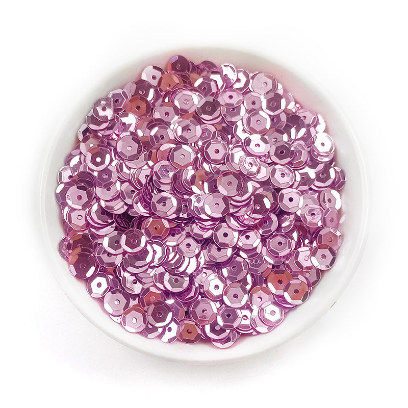 Sequins ronds en PVC de 6 mm pour couture et loisirs créatifs