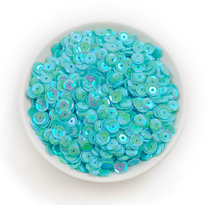 Sequins ronds en PVC de 6 mm pour couture et loisirs créatifs
