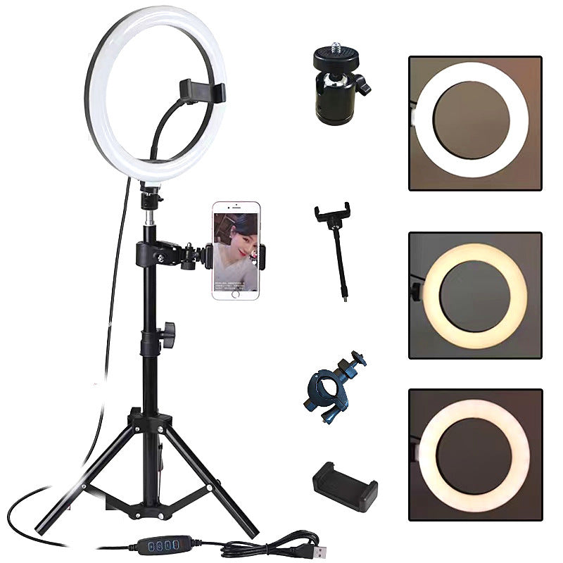 Kit d’éclairage circulaire LED pour photographie et diffusion en direct