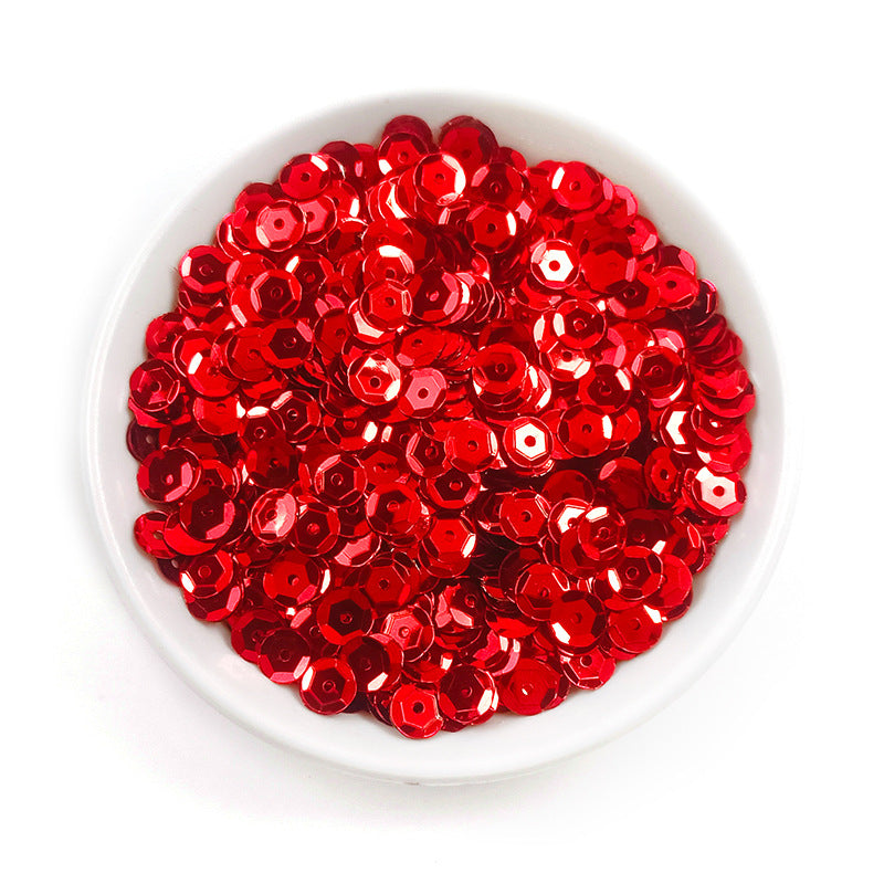 Sequins ronds en PVC de 6 mm pour couture et loisirs créatifs