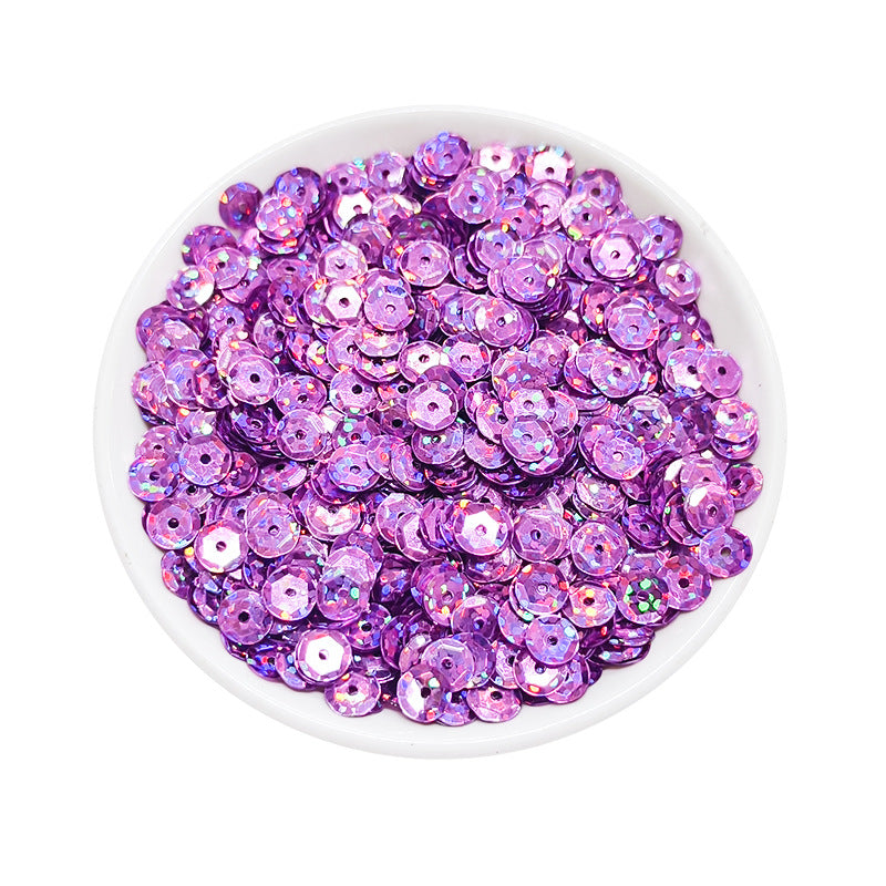 Sequins ronds en PVC de 6 mm pour couture et loisirs créatifs