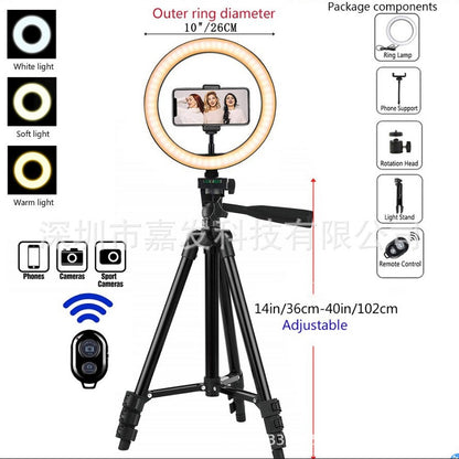 Kit d’éclairage circulaire LED pour photographie et diffusion en direct