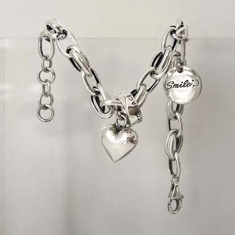 Bracelet vintage avec étoile à six branches