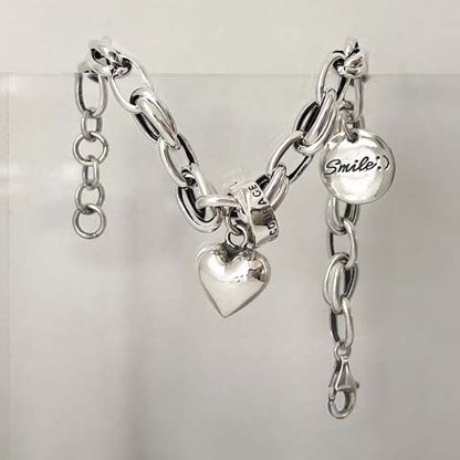 Bracelet vintage avec étoile à six branches