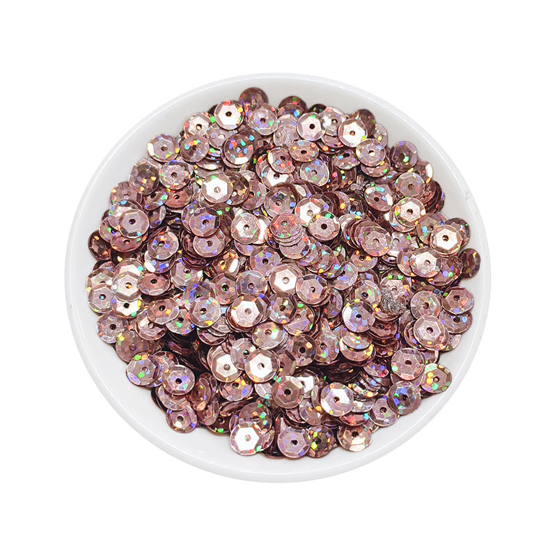 Sequins ronds en PVC de 6 mm pour couture et loisirs créatifs