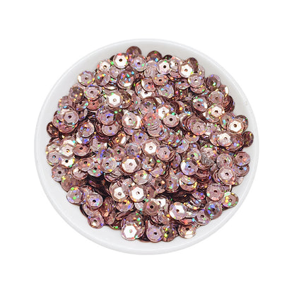 Sequins ronds en PVC de 6 mm pour couture et loisirs créatifs