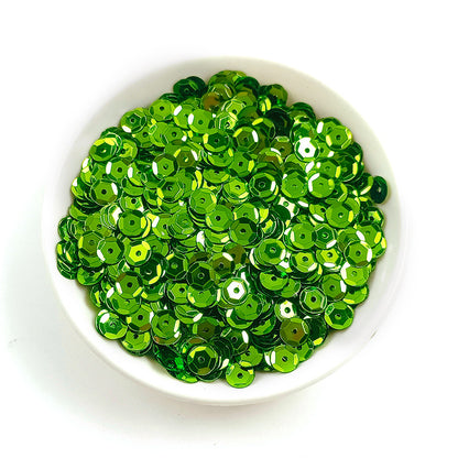 Sequins ronds en PVC de 6 mm pour couture et loisirs créatifs