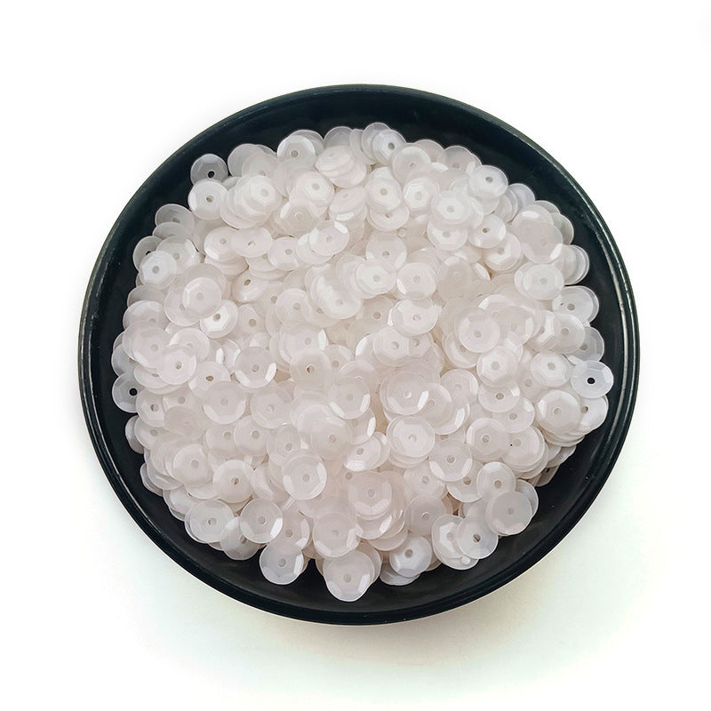 Sequins ronds en PVC de 6 mm pour couture et loisirs créatifs