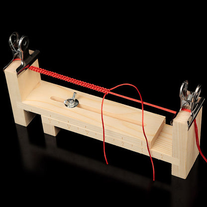 Métier à tresser en bois pour bracelets et cordons