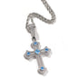 Collier rétro avec pendentif croix