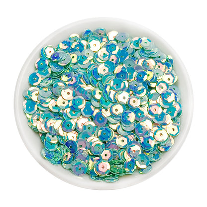 Sequins ronds en PVC de 6 mm pour couture et loisirs créatifs