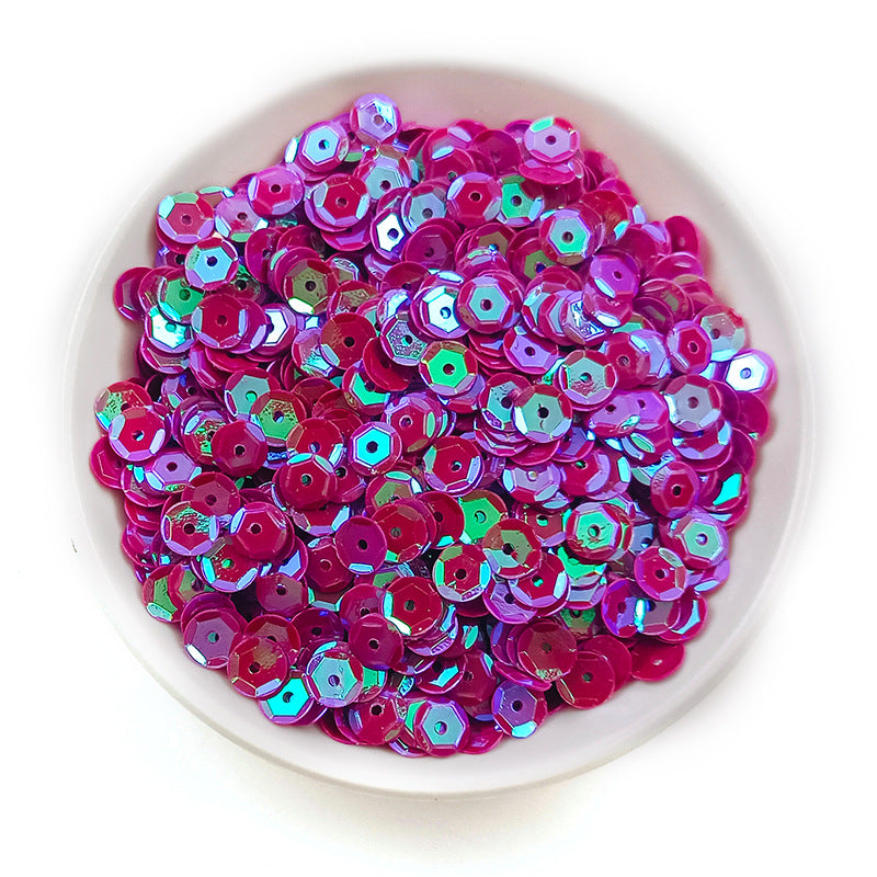 Sequins ronds en PVC de 6 mm pour couture et loisirs créatifs