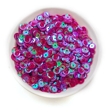 Sequins ronds en PVC de 6 mm pour couture et loisirs créatifs