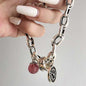Bracelet vintage avec étoile à six branches
