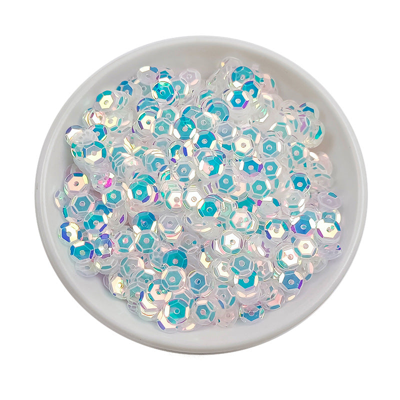 Sequins ronds en PVC de 6 mm pour couture et loisirs créatifs
